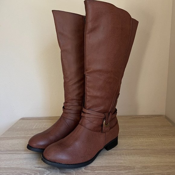 CLOUDWALKERS Naomi Boots - Brown - Size 8.5 Wide - Picture 5 of 9